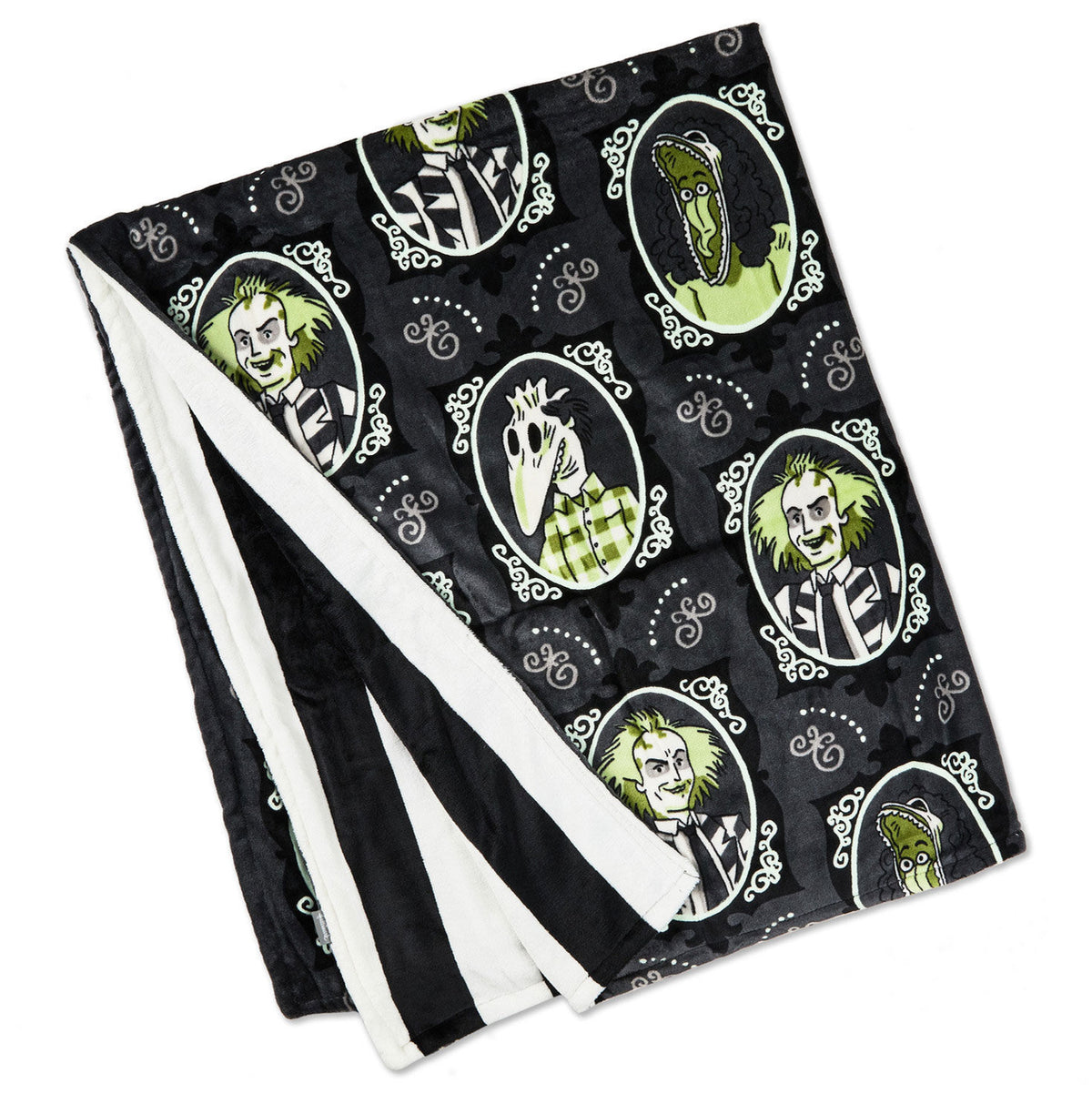 Beetlejuice™ Glow-in-the-Dark Throw Blanket, 50x60