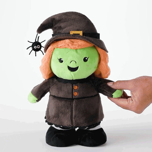 Brew a Potion With Me Witch Plush With Sound and Motion, 12.5"