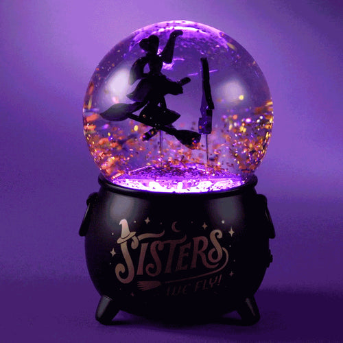 Disney Hocus Pocus Sanderson Sisters Snow Globe With Light