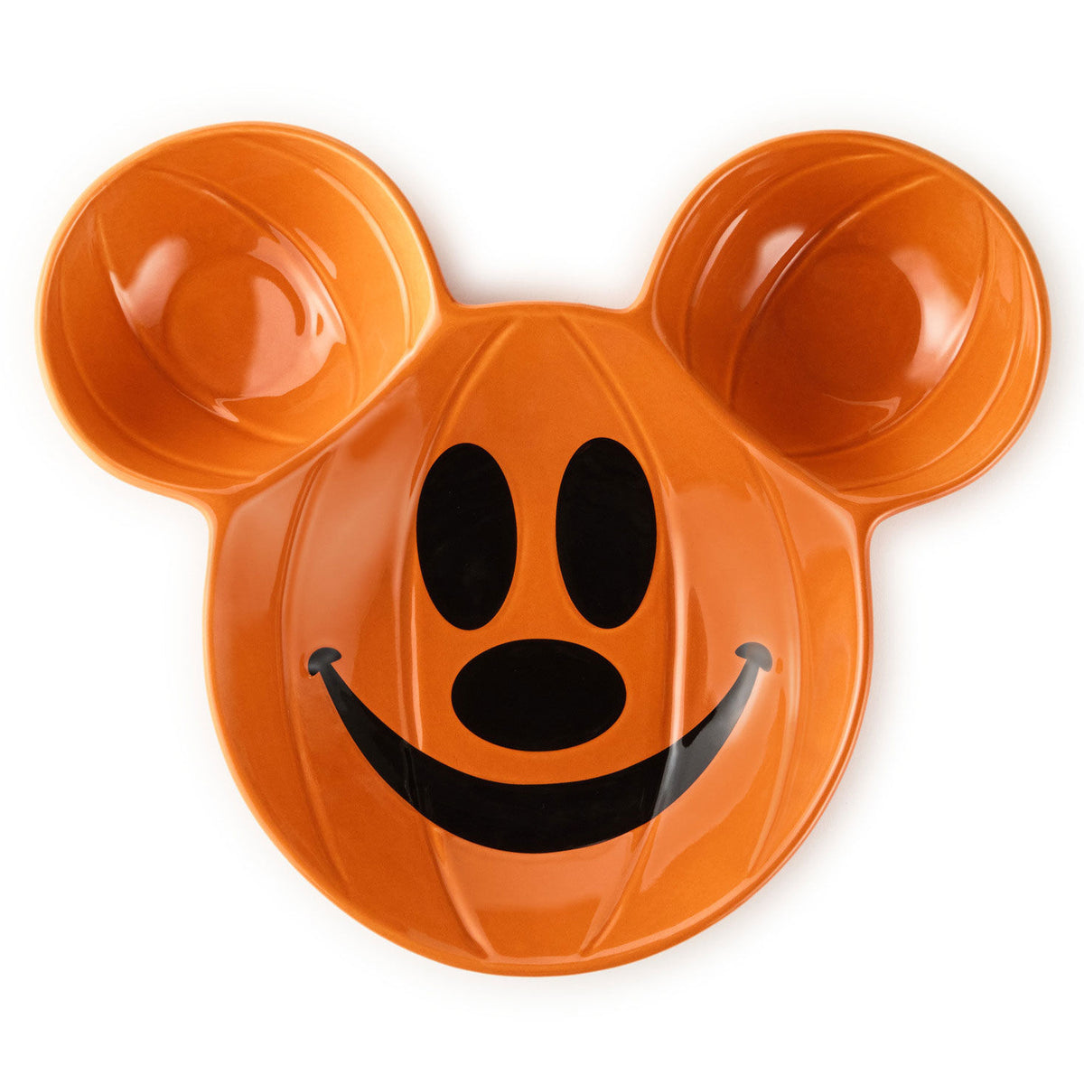 Disney Mickey Mouse Jack-o'-Lantern Chip and Dip Bowl