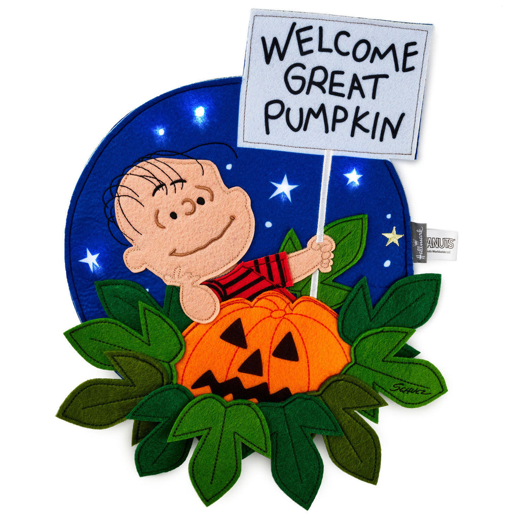 Peanuts® Great Pumpkin 60th Anniversary Wall Décor With Light, 11.5"