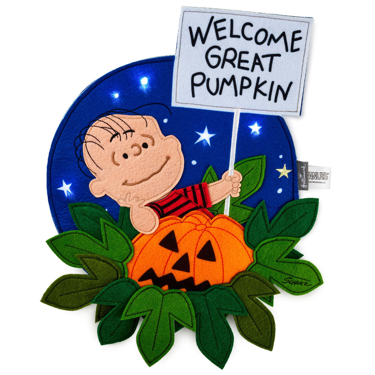 Peanuts® Great Pumpkin 60th Anniversary Wall Décor With Light, 11.5"