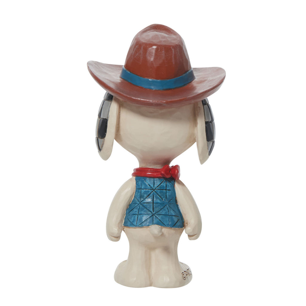 Jim Shore Peanuts Snoopy Cowboy Figurine, 5.55"