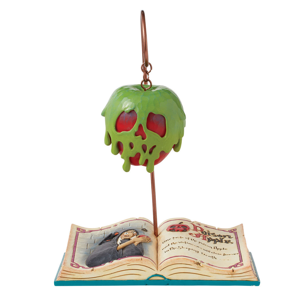 Jim Shore Disney Snow White Poisoned Apple and Book Figurine, 9"