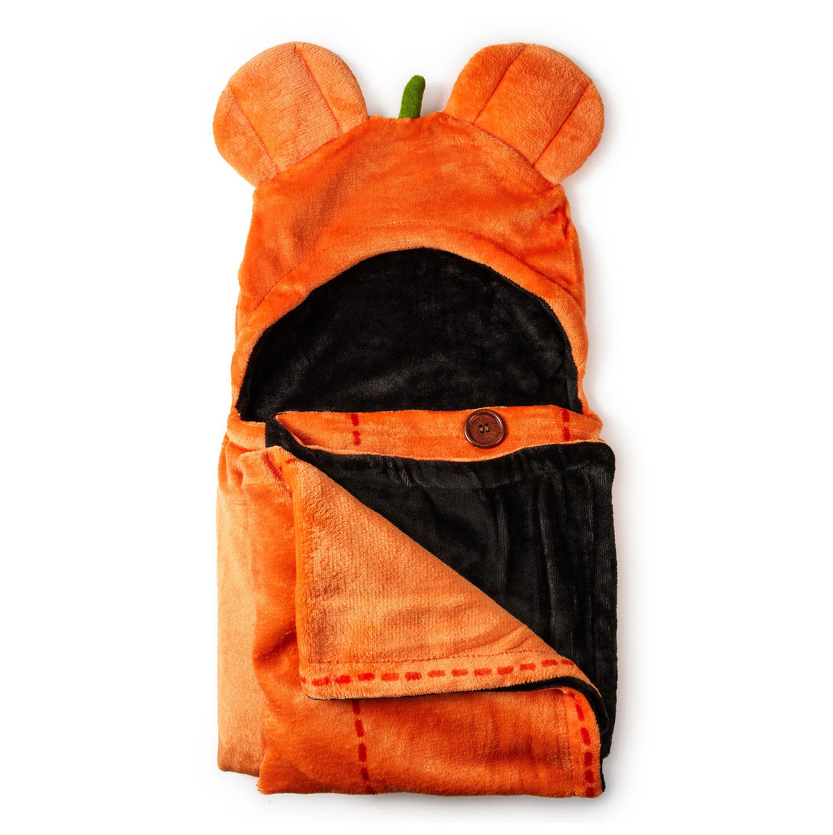 Disney Mickey Mouse Jack-o'-Lantern Oversized Hooded Blanket, 70x50