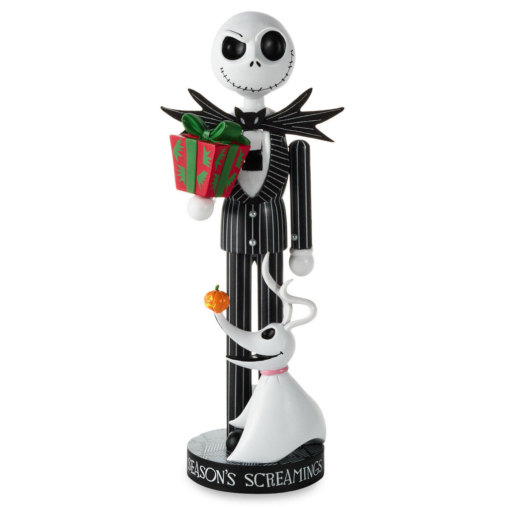 Disney Tim Burton's The Nightmare Before Christmas Jack Skellington Nutcracker Figurine, 12"