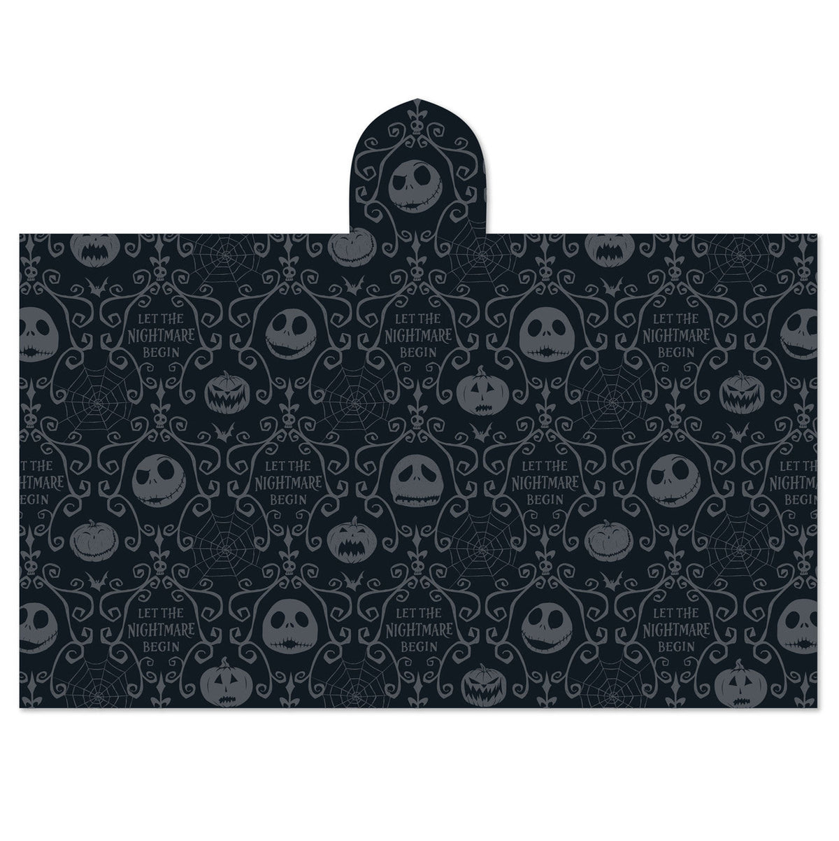 Disney Tim Burton's The Nightmare Before Christmas Jack Skellington Hooded Blanket