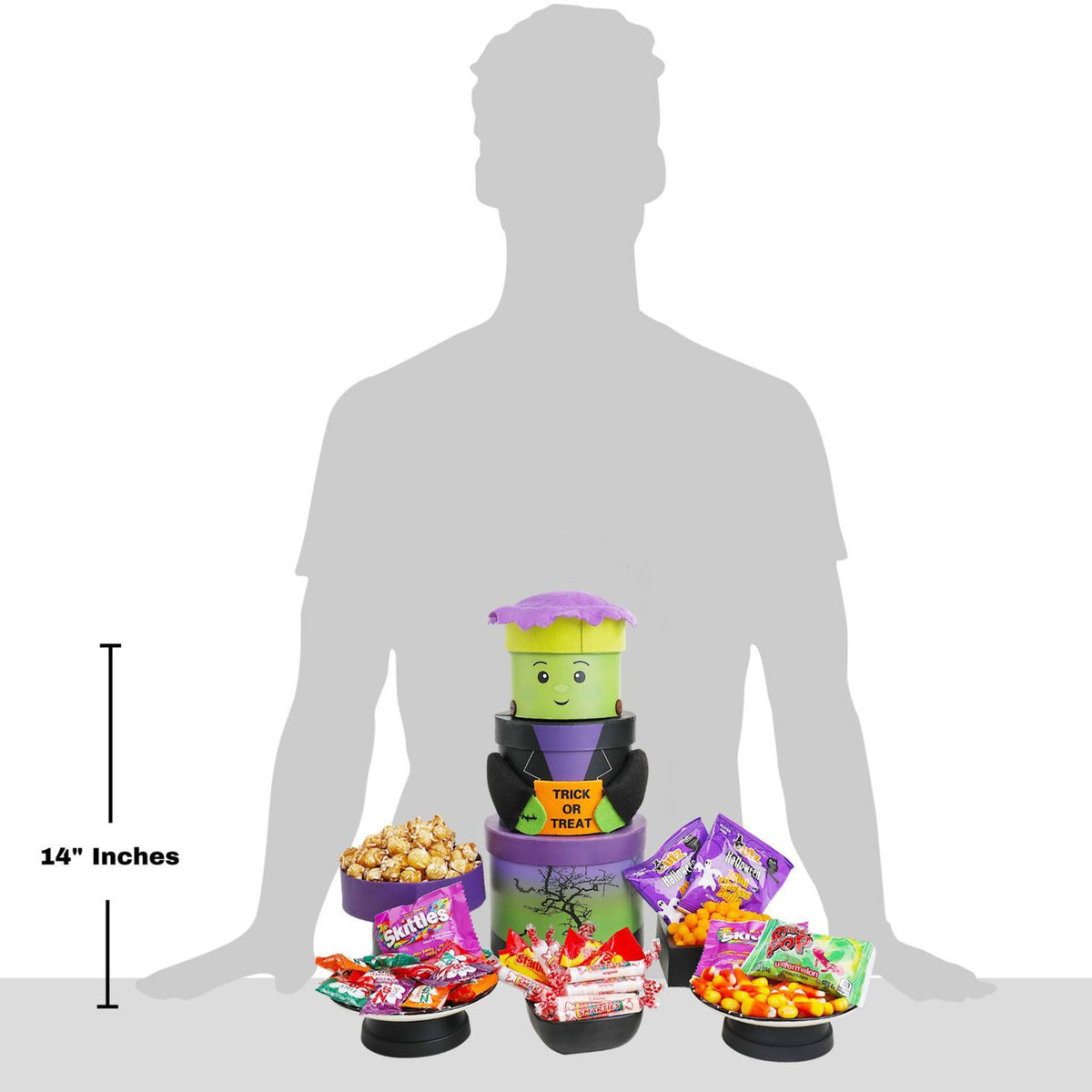 Frankenstein Treats Halloween Gift Tower