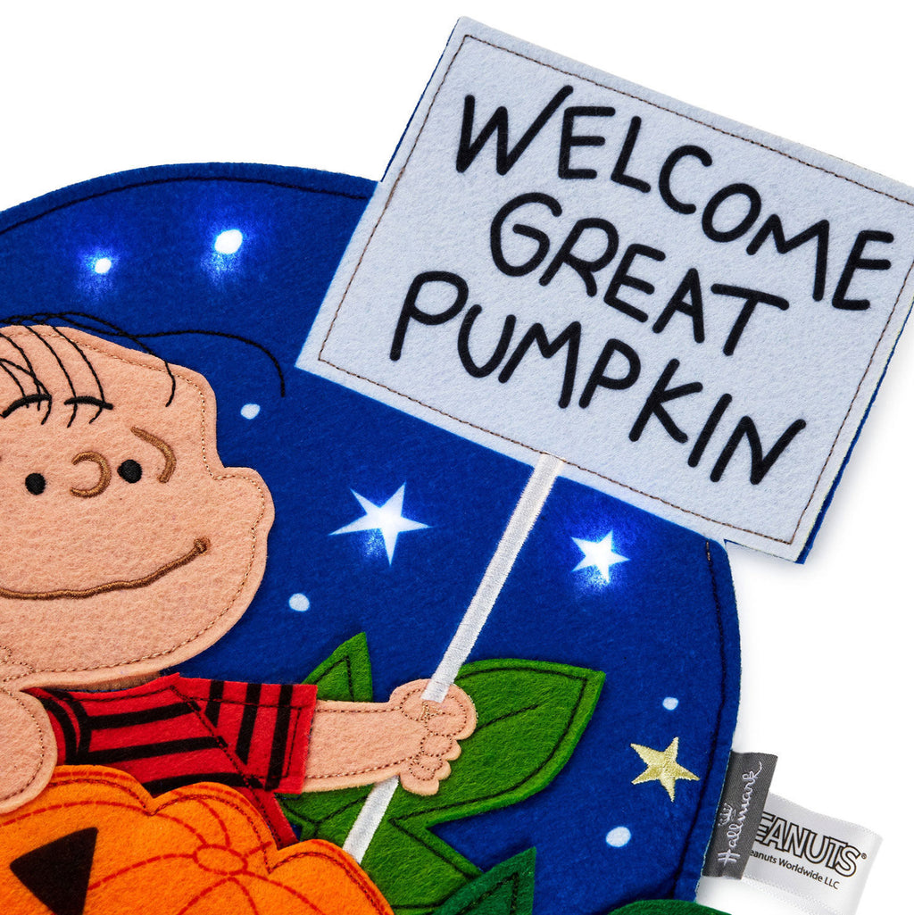 Peanuts® Great Pumpkin 60th Anniversary Wall Décor With Light, 11.5"