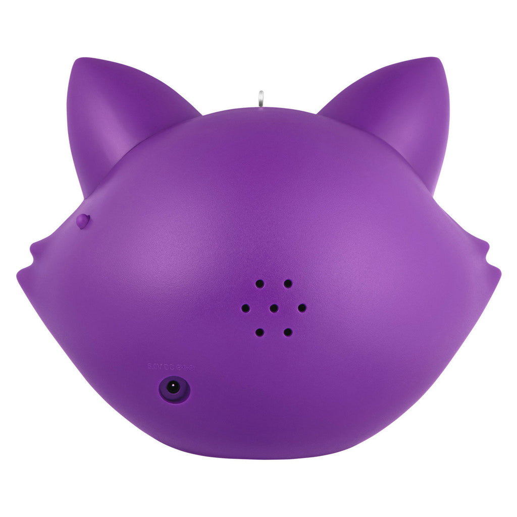 Halloween Cat-itude Ornament With Light and Sound