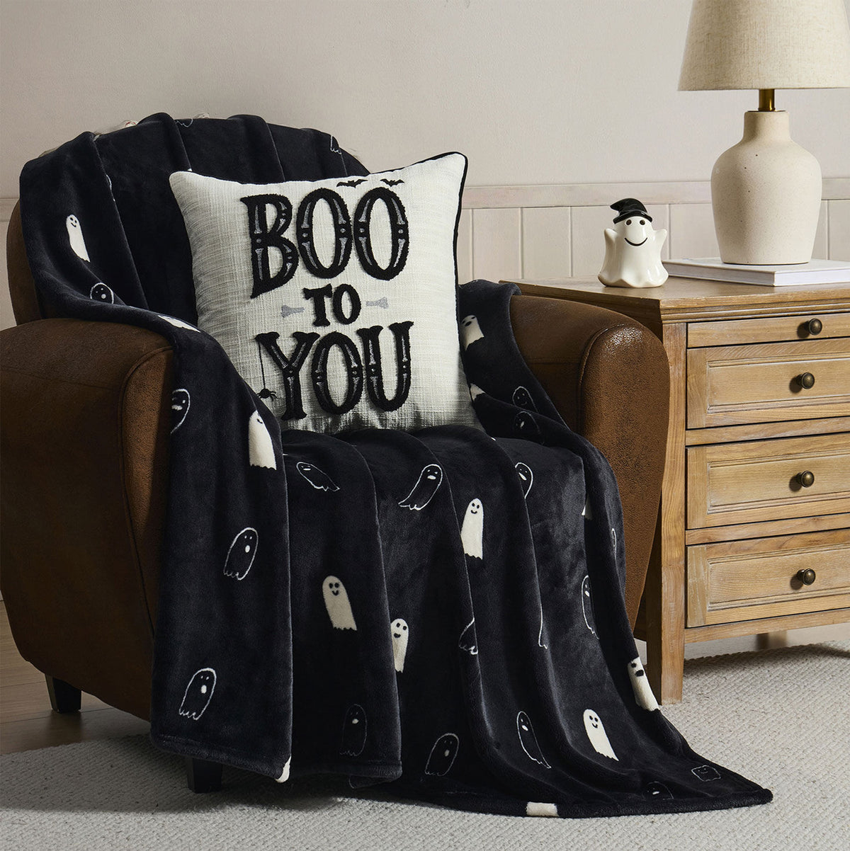 Hallmark Boney Boo Throw 50x70