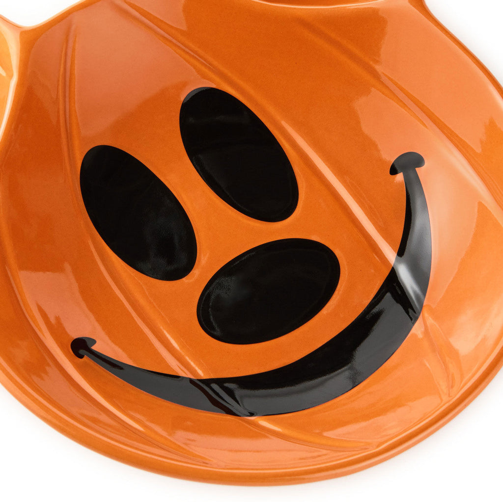 Disney Mickey Mouse Jack-o'-Lantern Chip and Dip Bowl