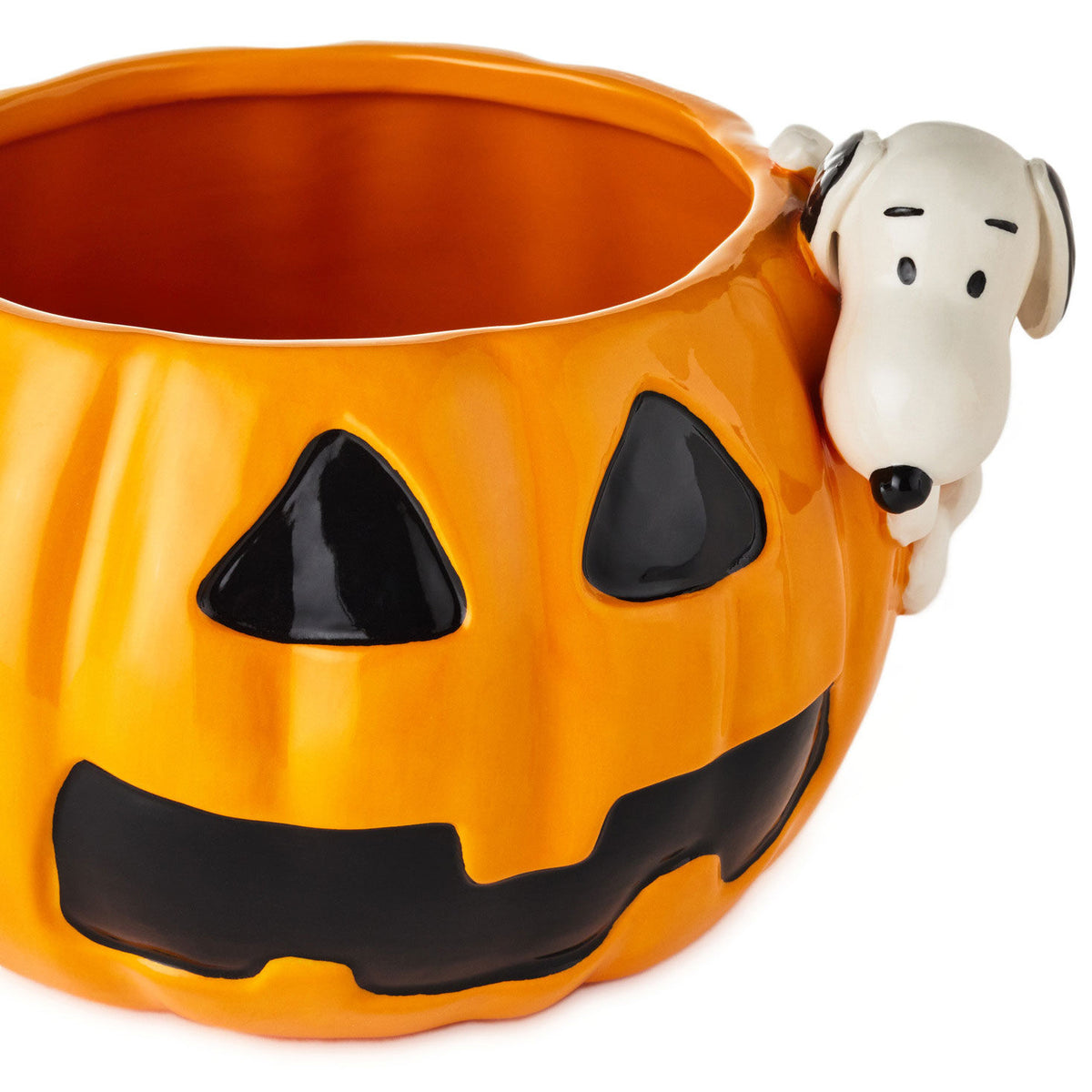 Peanuts® Pumpkin Candy Bowl With Snoopy